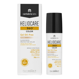HELIOCARE Color Gel Oil-Free SPF50 (Pearl) - Тональный солнцезащитный гель с SPF 50